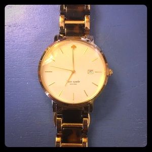Kate Spade Tortoise Shell/Gold Watch, Gently Used